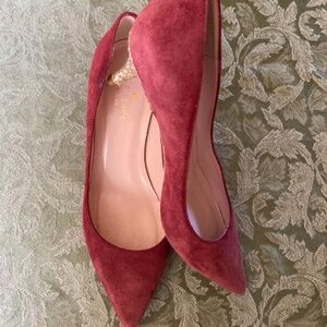 Kate Spade♠︎Suede Kitten Heel Pumps